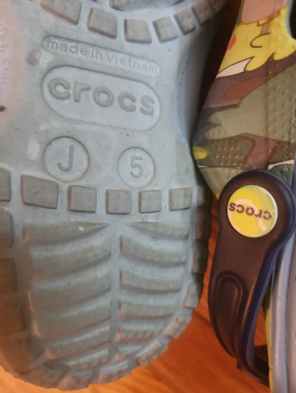 Crocs Classic Bluey Kids' Green & Blue Multicolored Clog Shoes